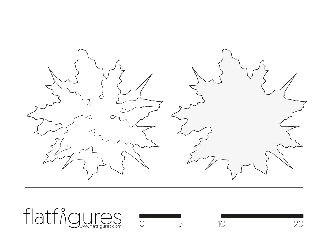 Laubbaum Draufsicht 01 - CAD Figur