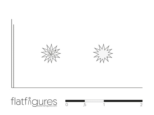 Topfpflanze Draufsicht 02 - CAD Figur